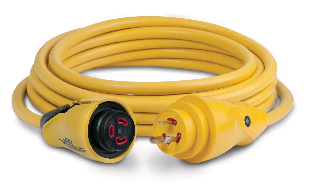 CS30-25 – MARINCO Power Cord, Power Supply Cord 30 Amp/ 125 Volt AC 25 Foot Length 3 Prong L5-30 Male Plug And NEMA L...